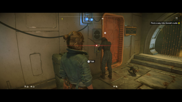 Find a way into Gorak's suite.
