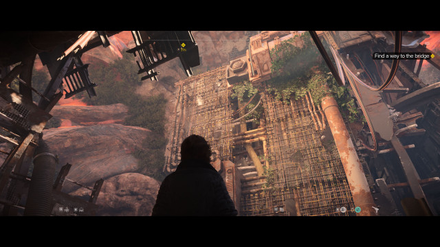 Find a way to the bridge.