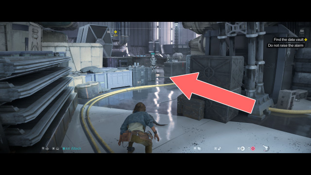 Find the data vault.
