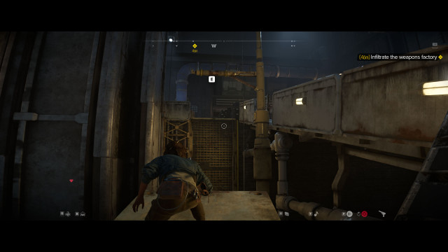 Infiltrate the weapons factory.