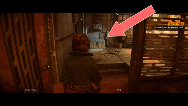 Investigate Jet Kordo's vault.