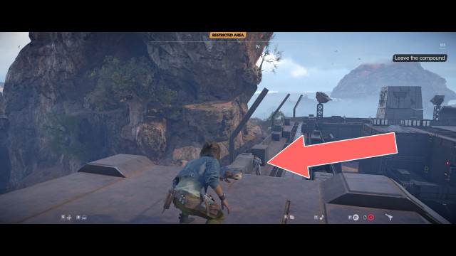 Leave the compound.