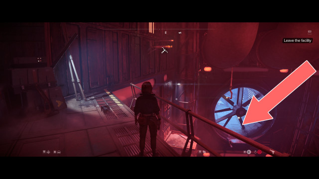 Leave the facility.