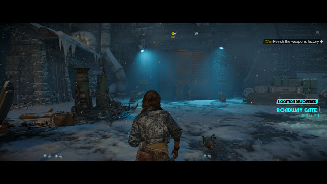 Reach the weapons factory.