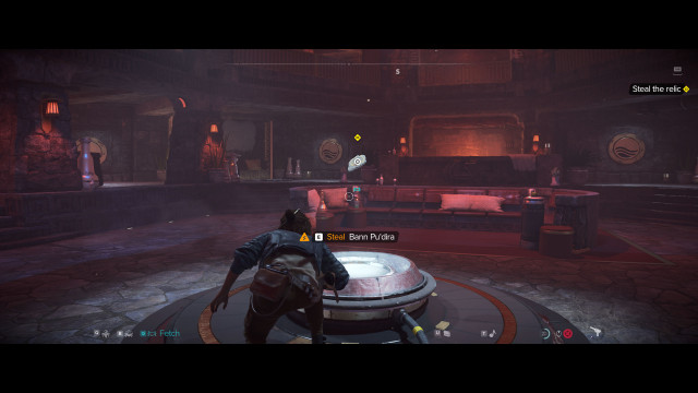 Steal the relic.