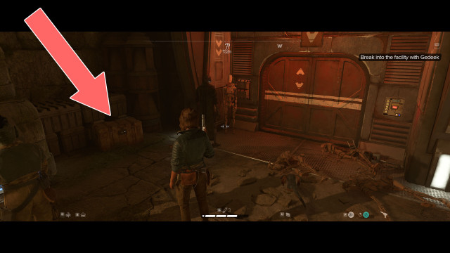 Break into the facility with Gedeek.