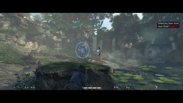 Defeat the Viper droid. / Destroy all droids.