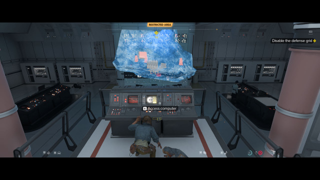 Disable the defense grid.