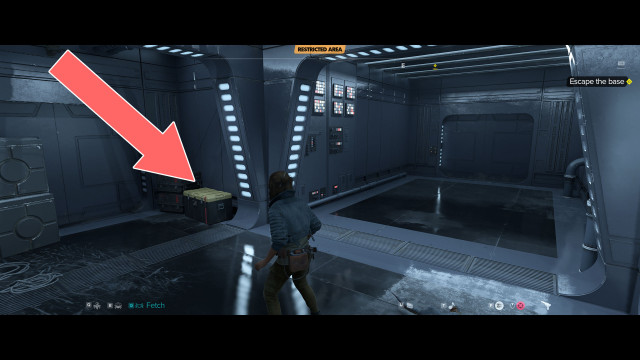Escape the base.