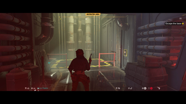 Escape the base.