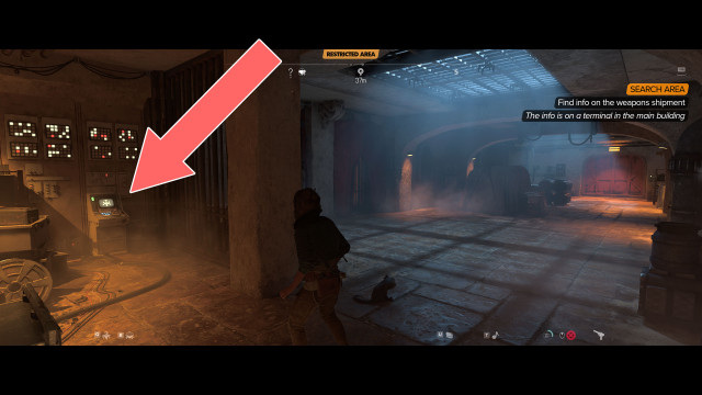 Find info on the weapons shipment.