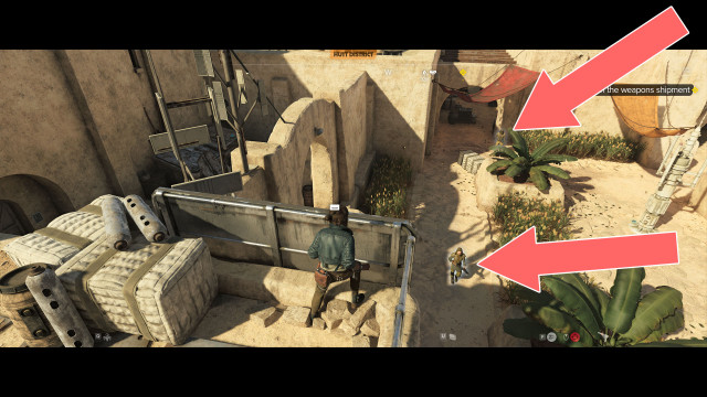 Find info on the weapons shipment.