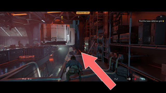 Find the base defense grid.