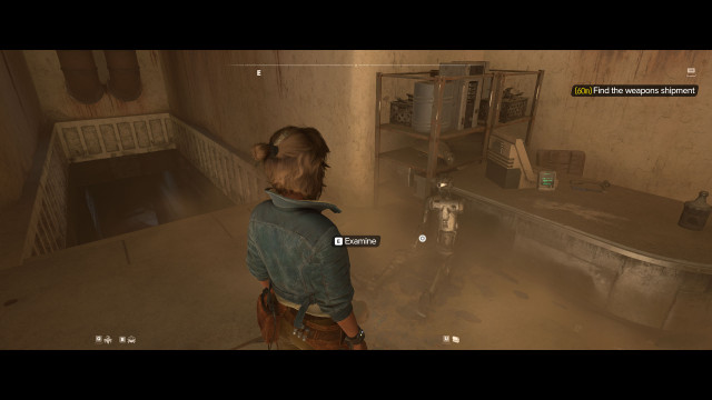 Find the weapons shipment.