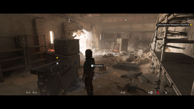 Intercept the weapons shipment.