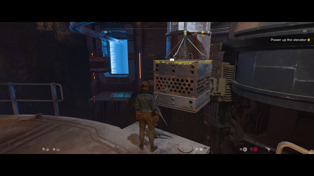Power up the elevator.