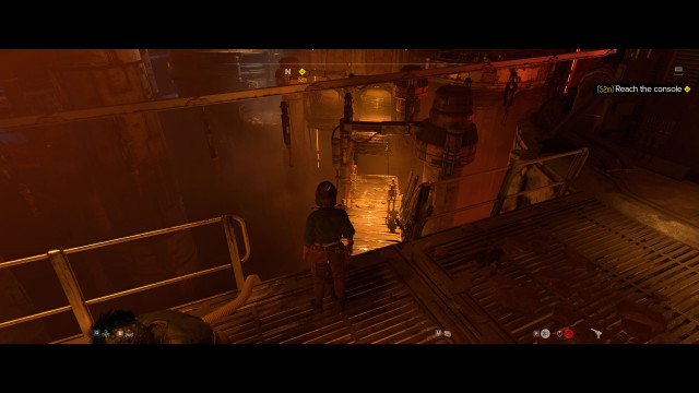 Reach the console.