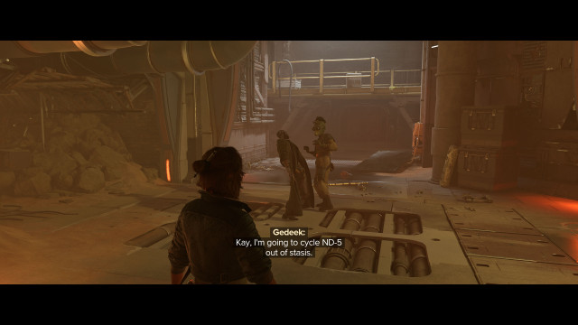 Reach the droid factory gate.
