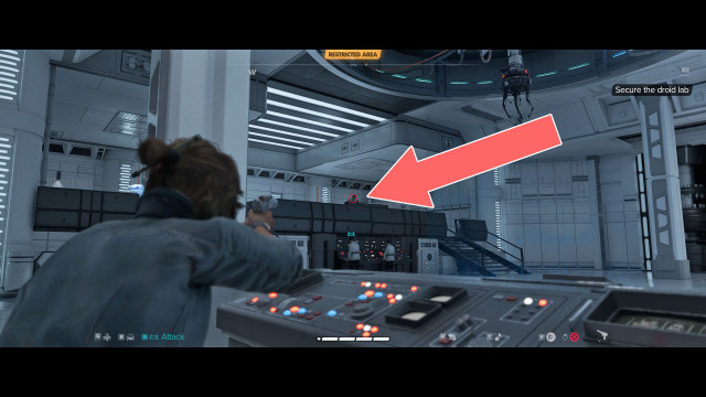 Secure the droid lab.