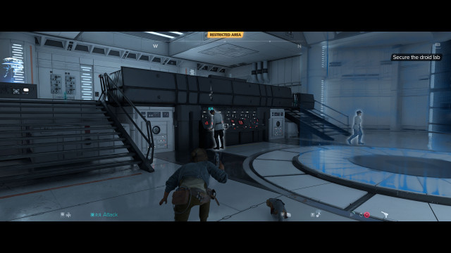 Secure the droid lab.