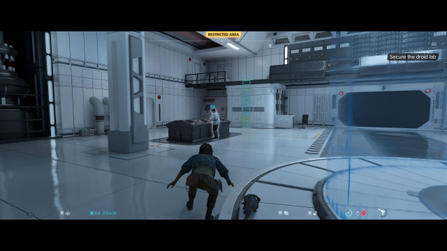 Secure the droid lab.