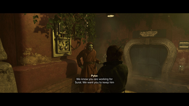 Talk to Surat in his office.