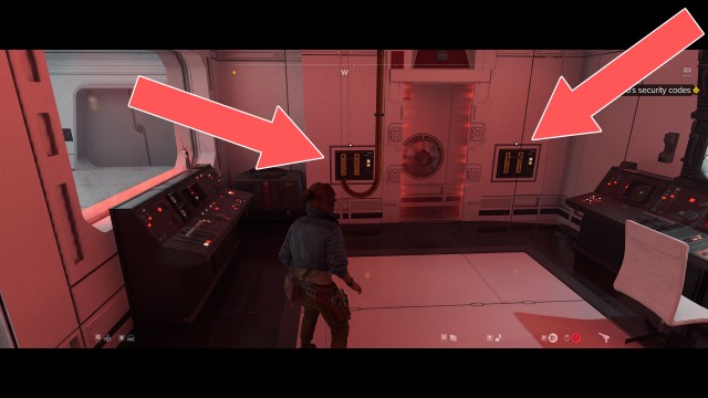 Find Sliro's security codes.