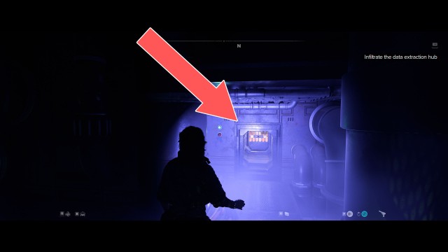 Infiltrate the data extraction hub.