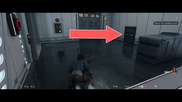 Reach the meeting room.