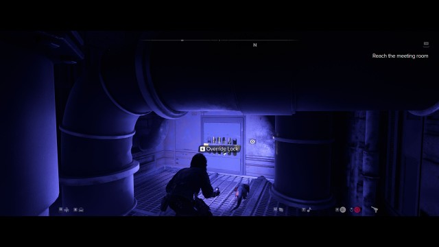 Reach the meeting room.