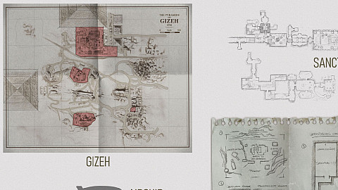 Gizeh, Indiana Jones and the Great Circle Map
