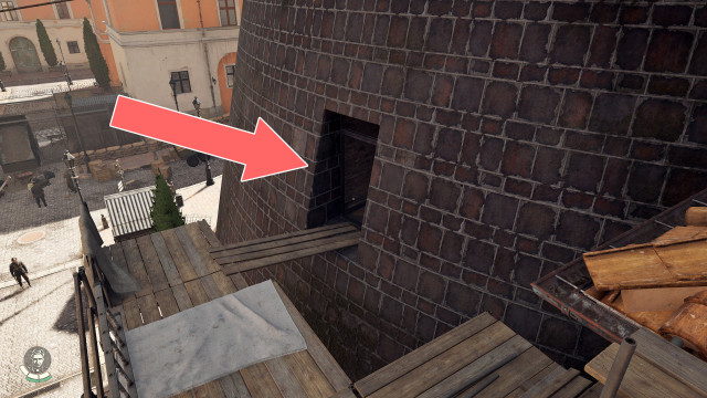 To the Tower of Nicholas V (Scaffolding)