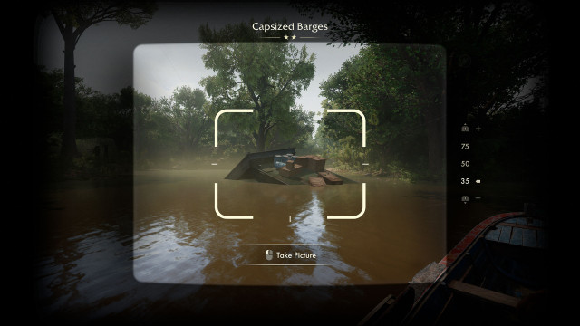 Capsized Barges