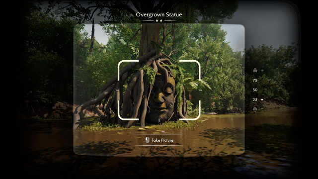 Overgrown Statue