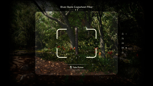 River Bank Cogwheel Pillar