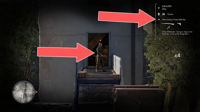 West Lookout Tower Safe Key