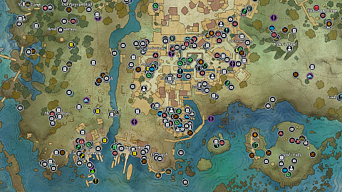 Dawnshore, Avowed Map