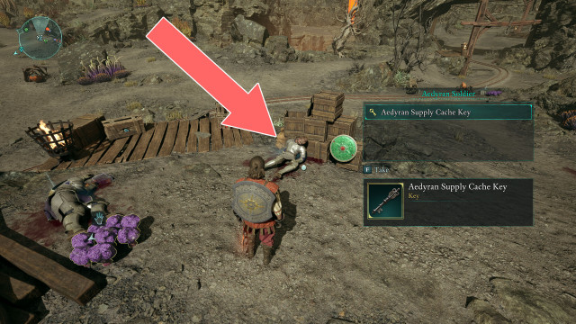Aedyran Supply Cache Key