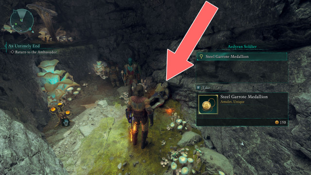Steel Garrote Medallion