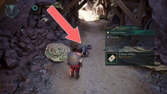 Aedyran Orders: Investigate Ruins in the Shark's Teeth