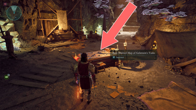 Rust-Stained Map of Galawain's Tusks