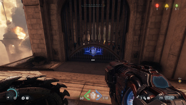 Locked Gate (Blue Keycard)
