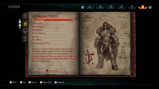 Codex Entries