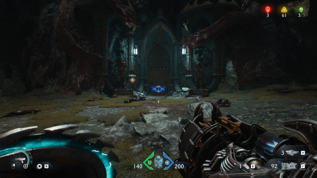 Locked Gate (Blue Key)