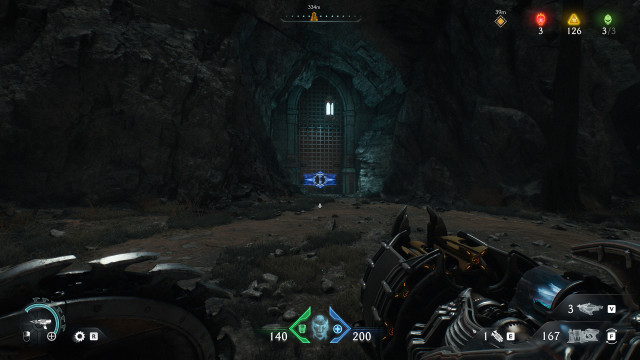 Locked Gate (Blue Key)