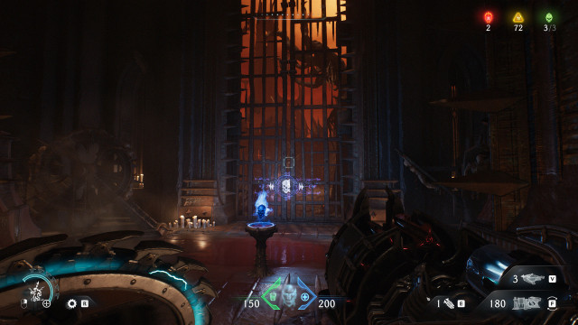 Locked Gate (Blue Skull)