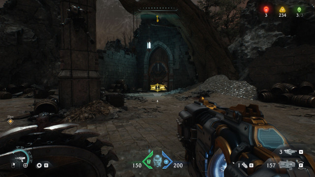 Locked Gate (Yellow Key)