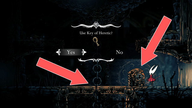 Key Locked Trapdoor (Heretic Key)