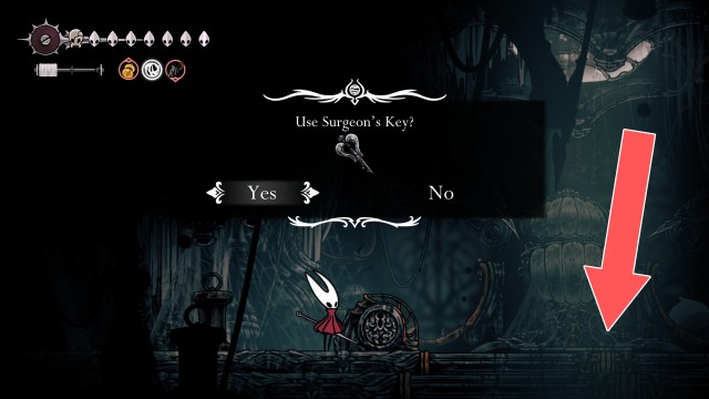 Key Locked Trapdoor (Surgeon's Key)