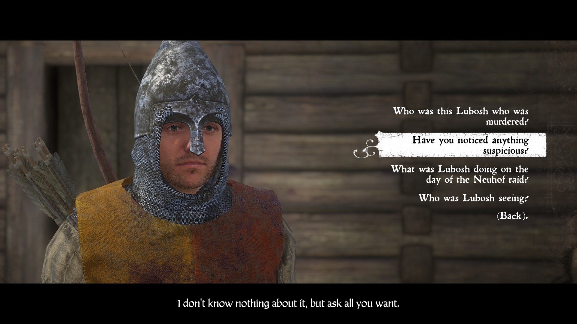 Find Out If Anyone Knows Anything About Limpy Lubosh Mysterious Ways, Kingdom Come: Deliverance Quest